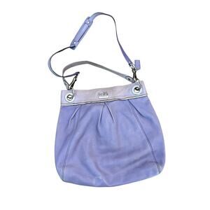 Coach Women's Purple Madison Spectator Hippie Hobo Shoulder Bag